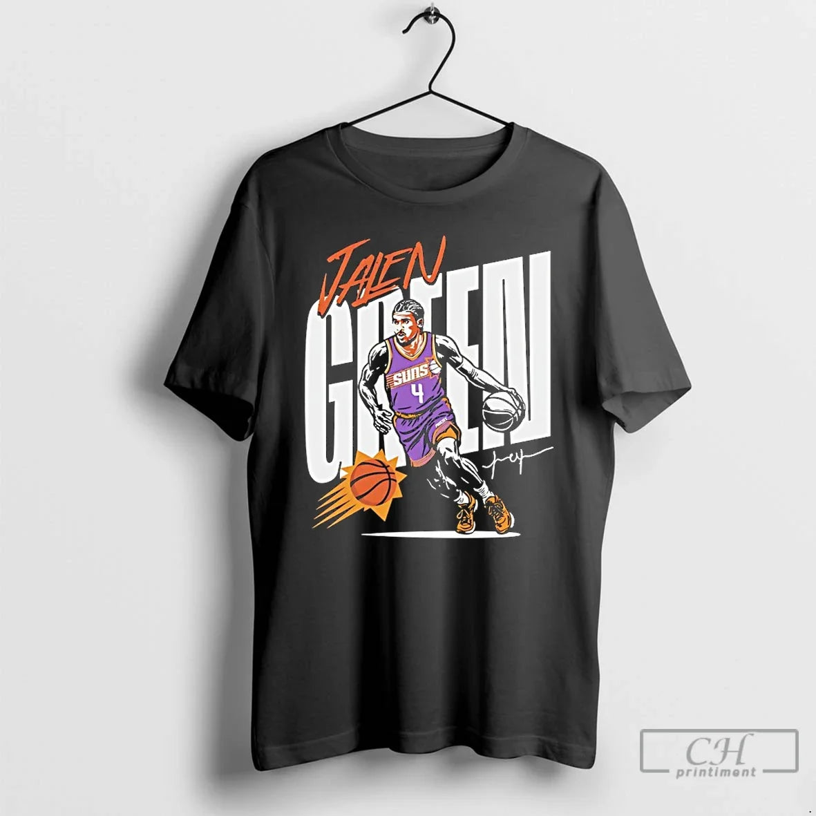 Premium Jalen Green Phoenix Suns Basketball Player - Adult & Kids T-Shirts, Sweatshirts & Hoodies apparel design preview 1