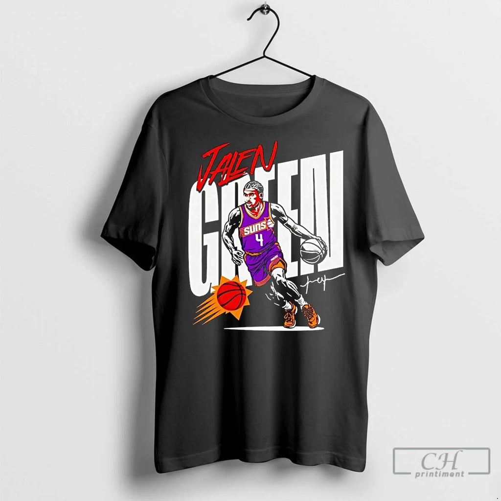 Premium Jalen Green Post Moves Phoenix Suns Signature - Adult & Kids T-Shirts, Sweatshirts & Hoodies apparel design preview 1