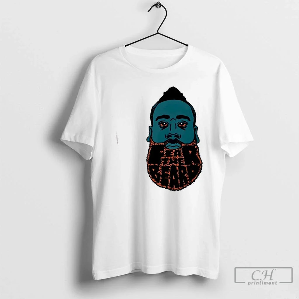 Premium James Harden Parody Fear The Beard - Adult & Kids T-Shirts, Sweatshirts & Hoodies apparel design preview 1