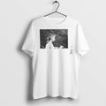 Premium Jane Goodall Profile Portrait Bw Contoured - Adult & Kids T-Shirts, Sweatshirts & Hoodies apparel design preview 1