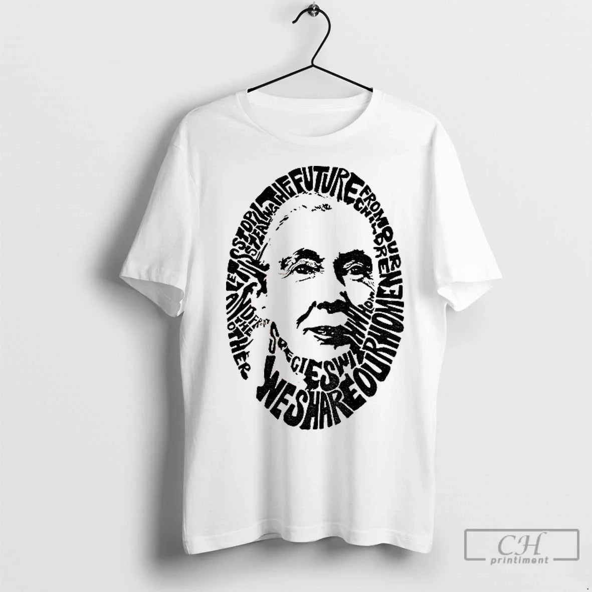 Premium Jane Goodall Rest In Peace Graphic - Adult & Kids T-Shirts, Sweatshirts & Hoodies apparel design preview 1
