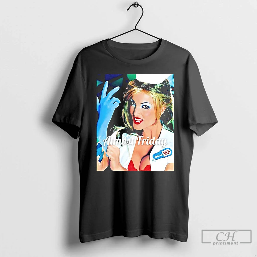 Premium Janine Lindemulder Blink 182 Almost Friday - Adult & Kids T-Shirts, Sweatshirts & Hoodies apparel design preview 1