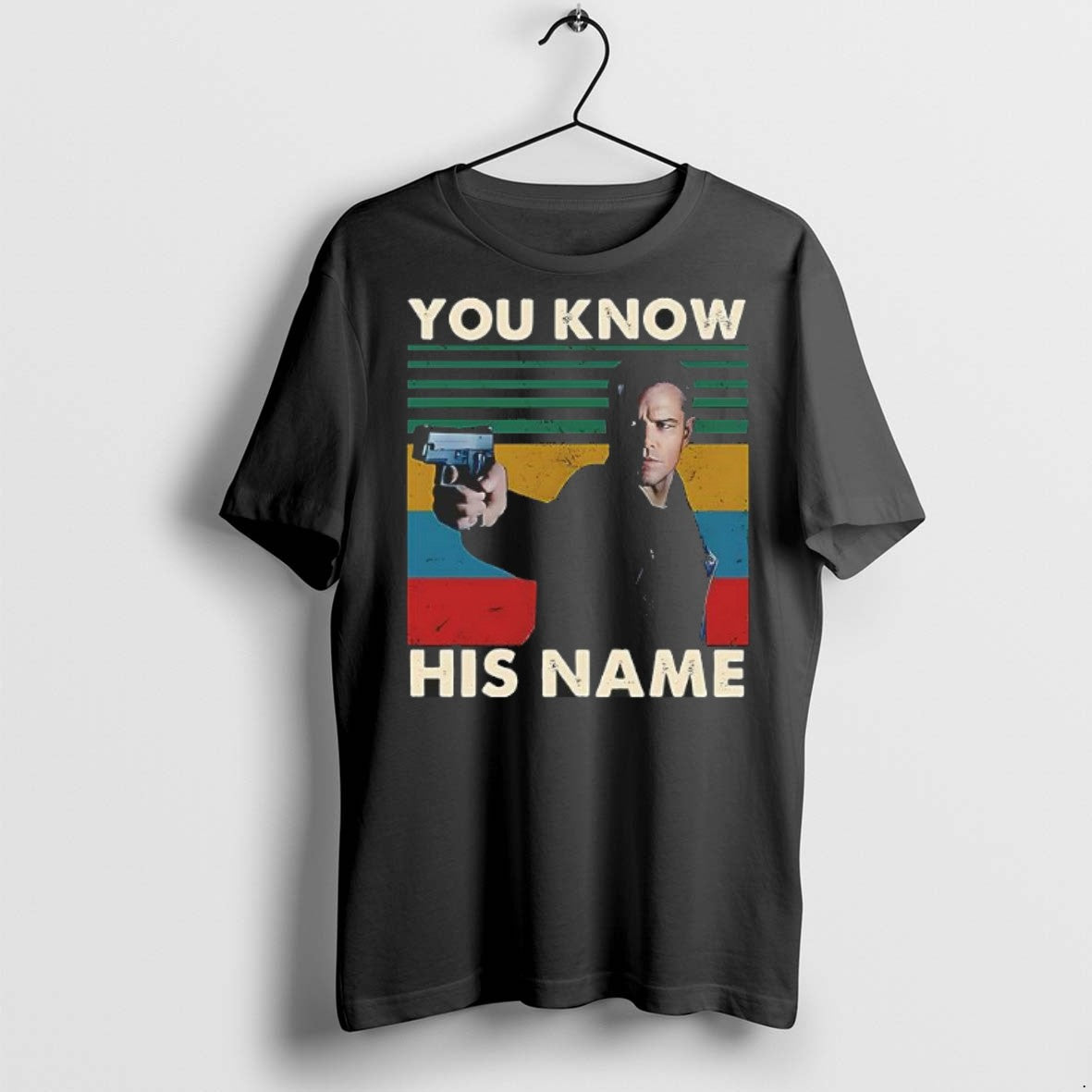Premium Jason Bourne You Know His Name Vintage - Adult & Kids T-Shirts, Sweatshirts & Hoodies apparel design preview 1
