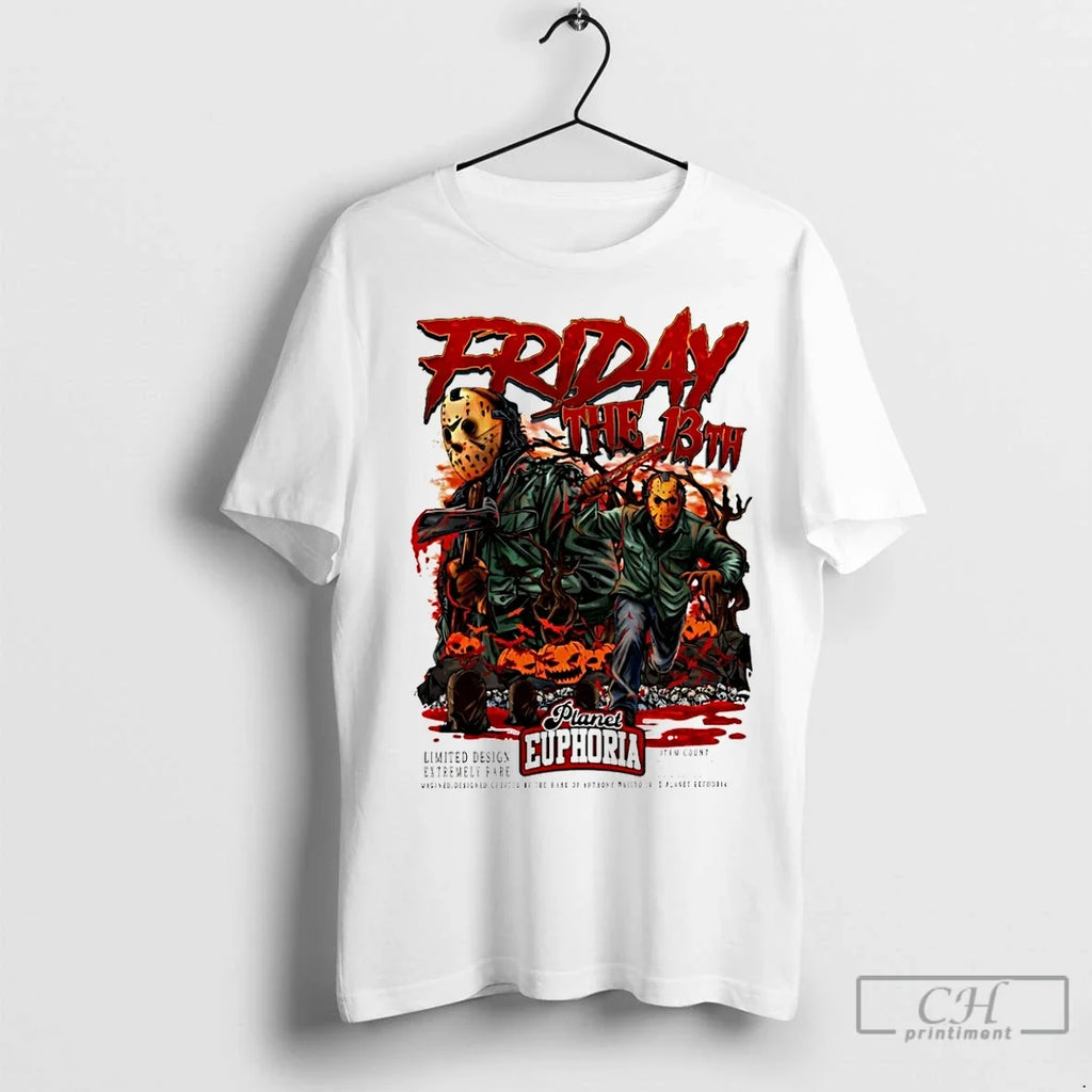 Premium Jason Voorhees Friday The 13th Halloween - Adult & Kids T-Shirts, Sweatshirts & Hoodies apparel design preview 1