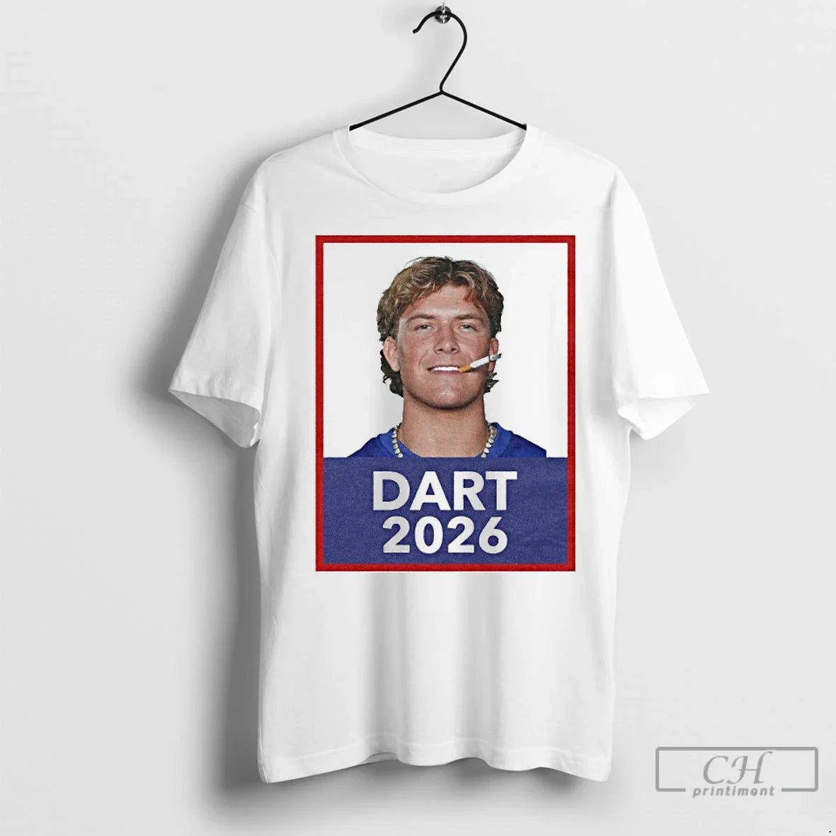 Premium Jaxson Dart 2026 New York Giants Cigarette - Adult & Kids T-Shirts, Sweatshirts & Hoodies apparel design preview 1