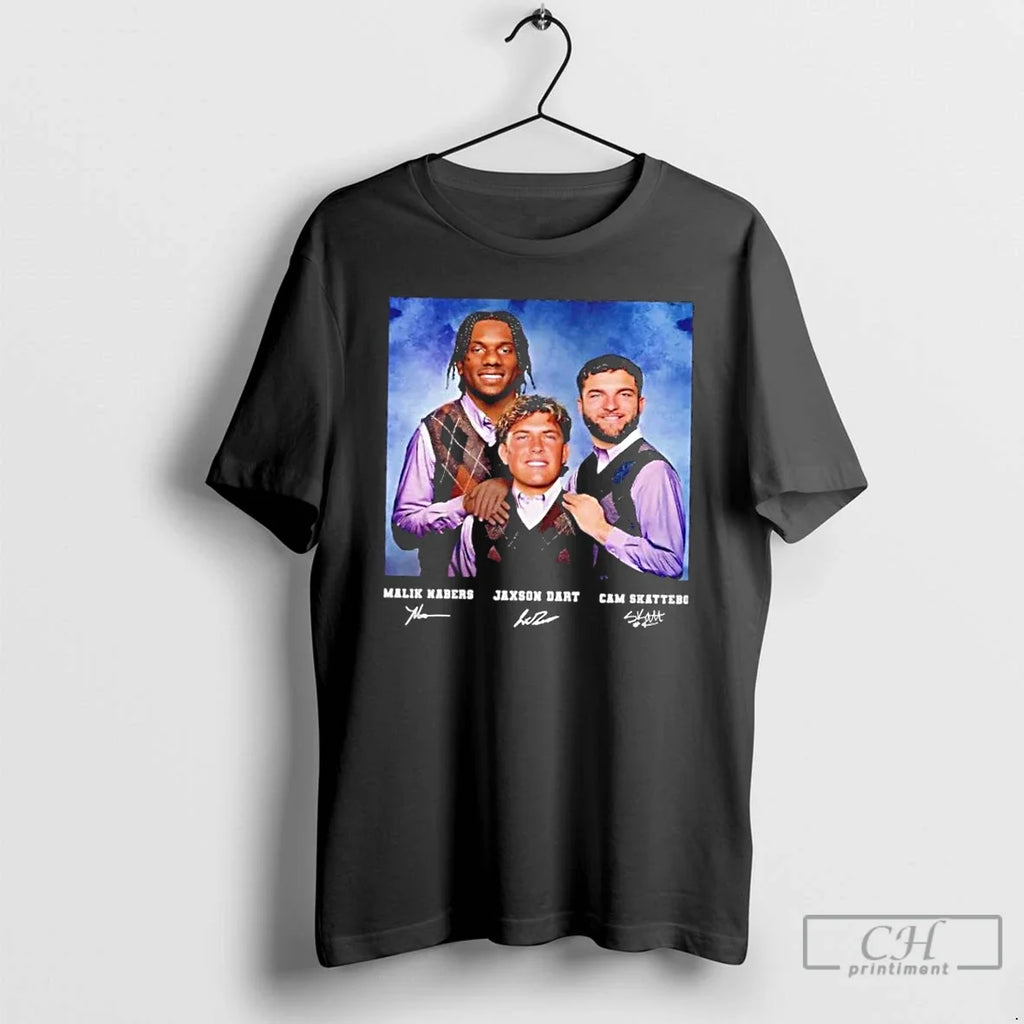 Premium Jaxson Dart Cam Skattebo Malik Nabers New - Adult & Kids T-Shirts, Sweatshirts & Hoodies apparel design preview 1