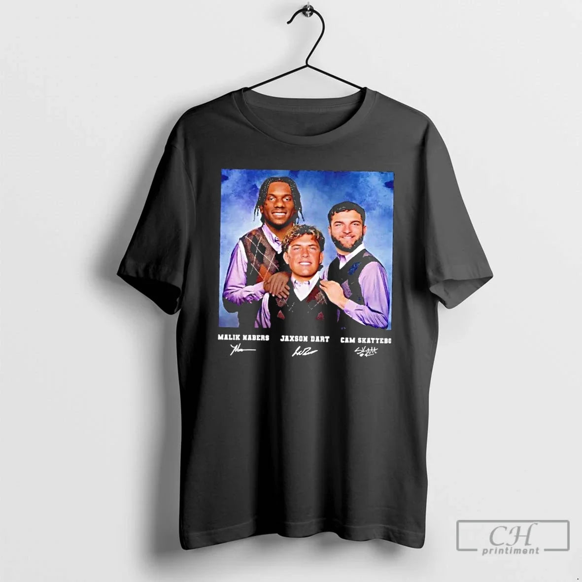 Premium Jaxson Dart Cam Skattebo Malik Nabers New - Adult & Kids T-Shirts, Sweatshirts & Hoodies apparel design preview 1
