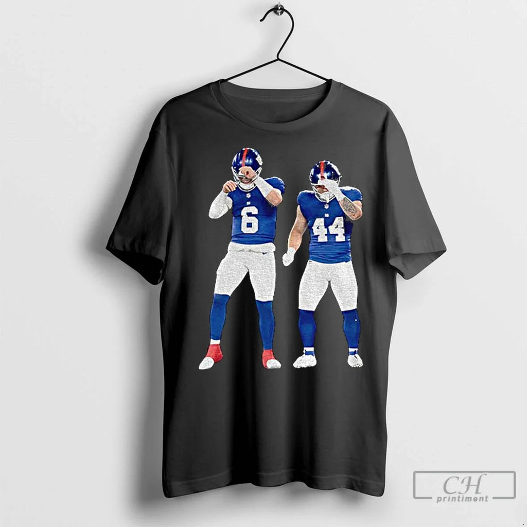 Premium Jaxson Dart Cam Skattebo New York Giants - Adult & Kids T-Shirts, Sweatshirts & Hoodies apparel design preview 1