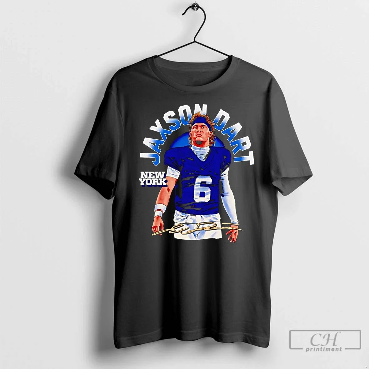 Premium Jaxson Dart Portrait Signature New York - Adult & Kids T-Shirts, Sweatshirts & Hoodies apparel design preview 1