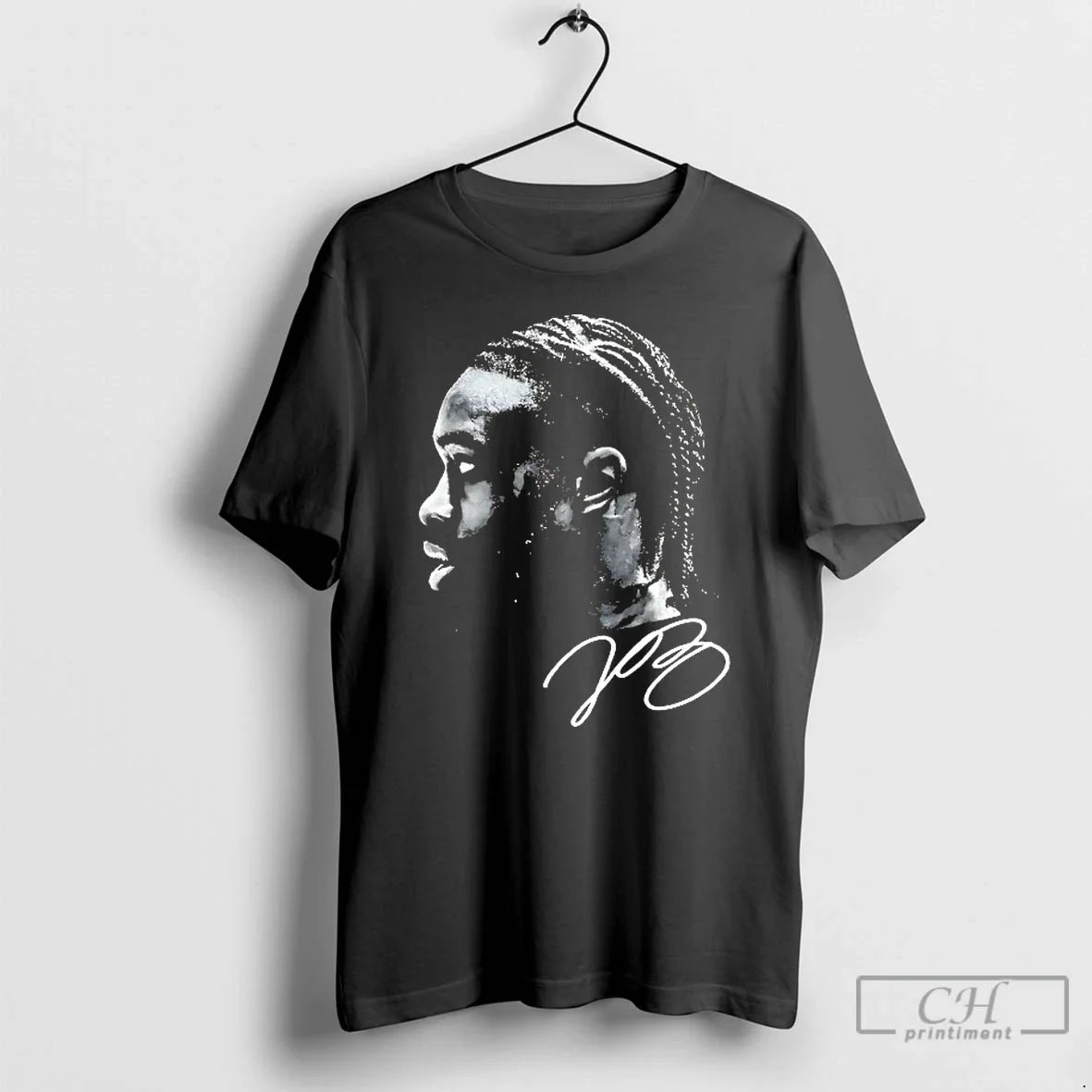 Premium Jaylen Brown Headshot Signature Celtics - Adult & Kids T-Shirts, Sweatshirts & Hoodies apparel design preview 1