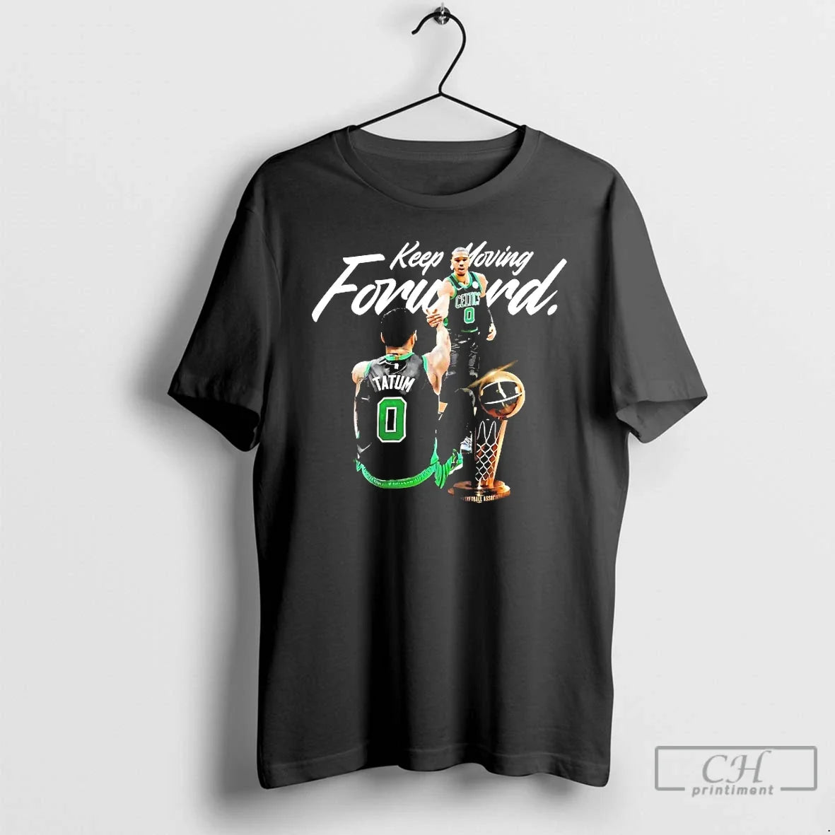 Premium Jayson Tatum Keep Moving Forward Celtics - Adult & Kids T-Shirts, Sweatshirts & Hoodies apparel design preview 1