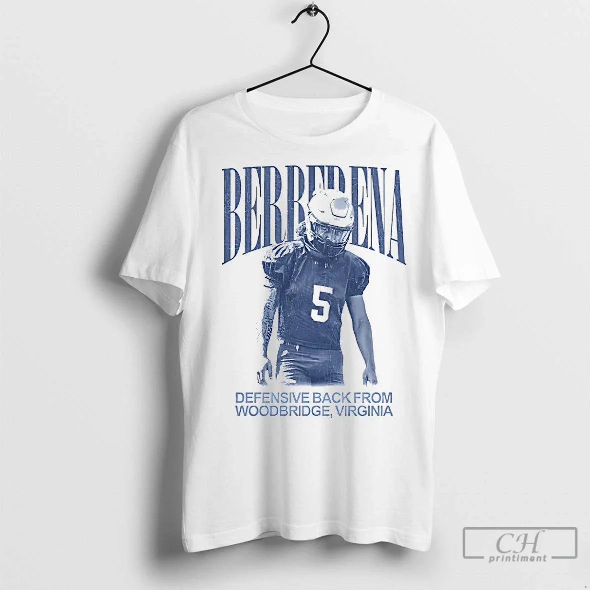 Premium Jaziah Berberena Defensive Back From - Adult & Kids T-Shirts, Sweatshirts & Hoodies apparel design preview 1