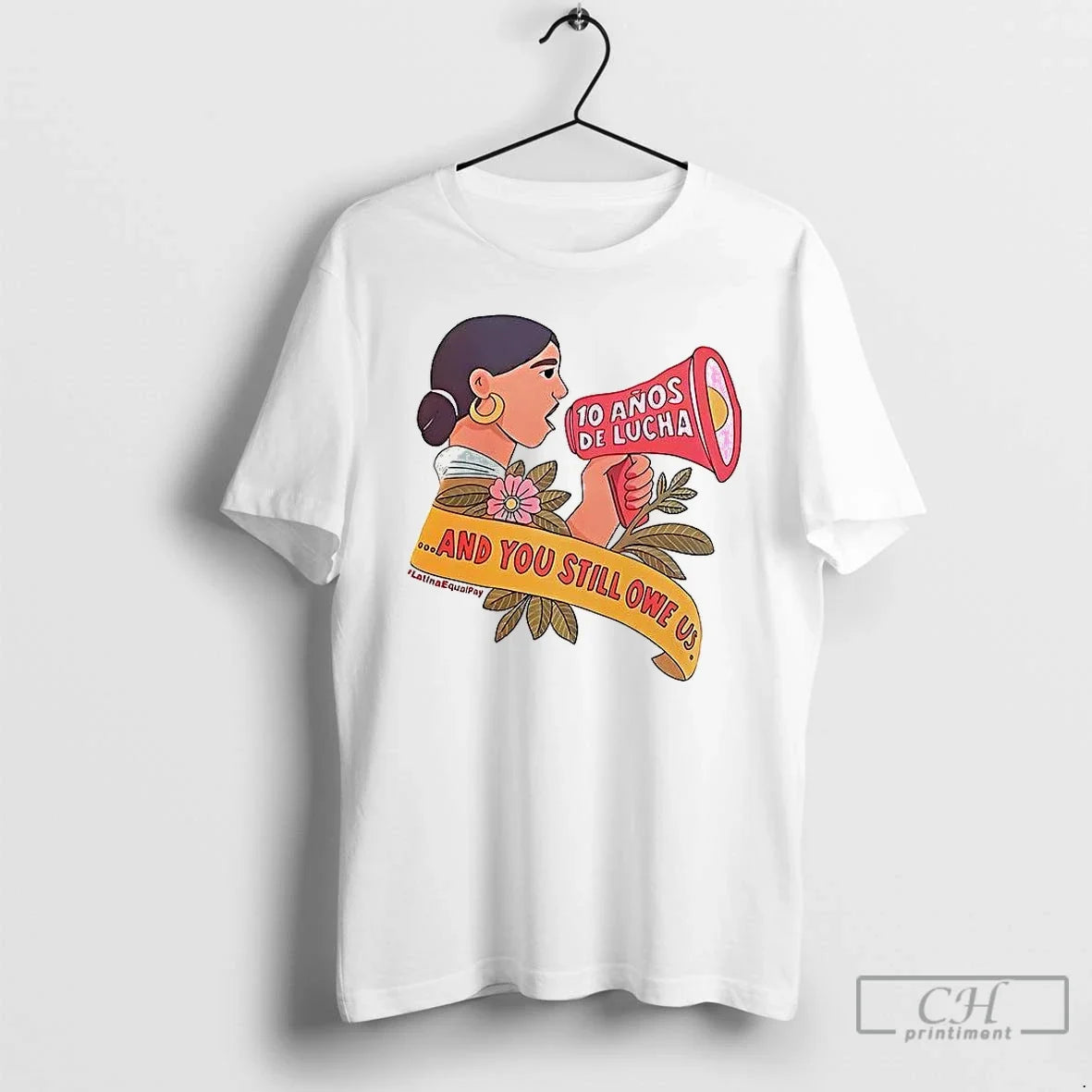 Premium Jessica Alba Latina Equal Pay And You Still - Adult & Kids T-Shirts, Sweatshirts & Hoodies apparel design preview 1