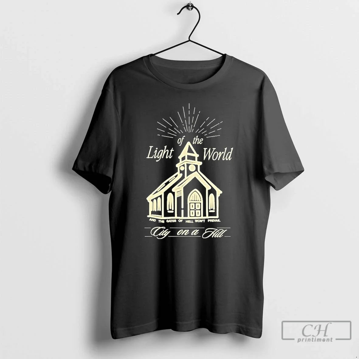 Premium Jesus Loves You Of The Light World And Gates - Adult & Kids T-Shirts, Sweatshirts & Hoodies apparel design preview 1