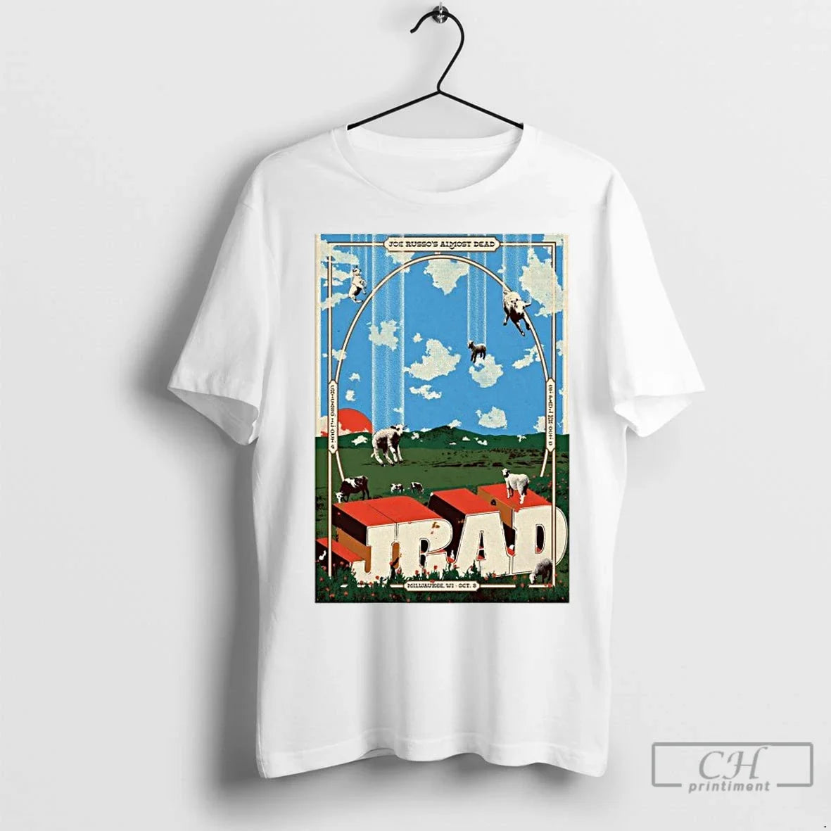 Premium Joe Russos Jrad Almost Dead Oct 3 2025 - Adult & Kids T-Shirts, Sweatshirts & Hoodies apparel design preview 1