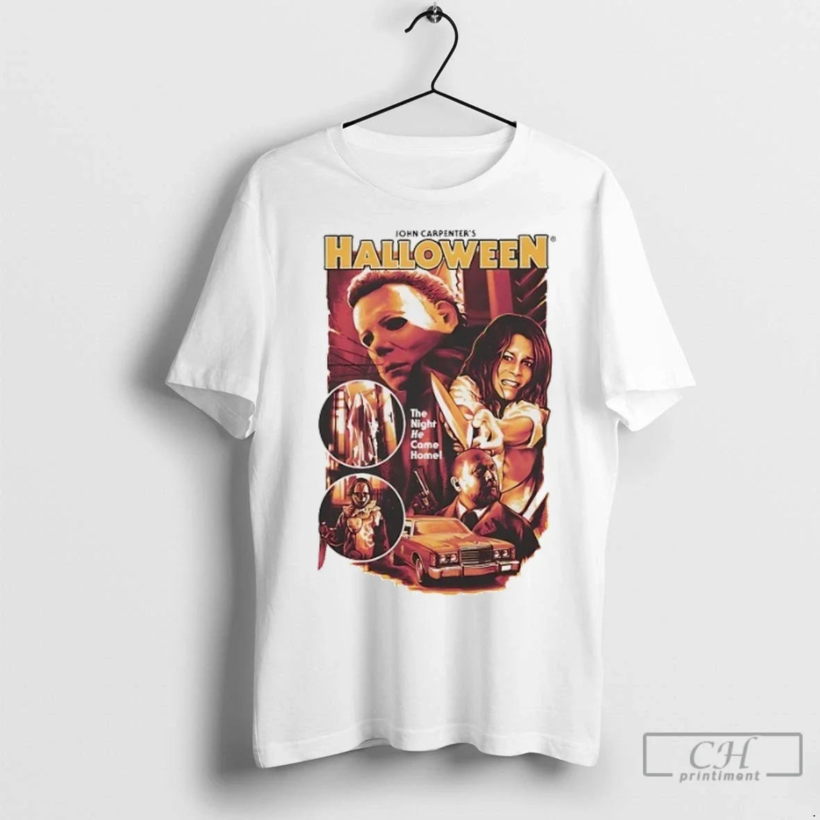 Premium John Carpenters Horror Character Halloween - Adult & Kids T-Shirts, Sweatshirts & Hoodies apparel design preview 1