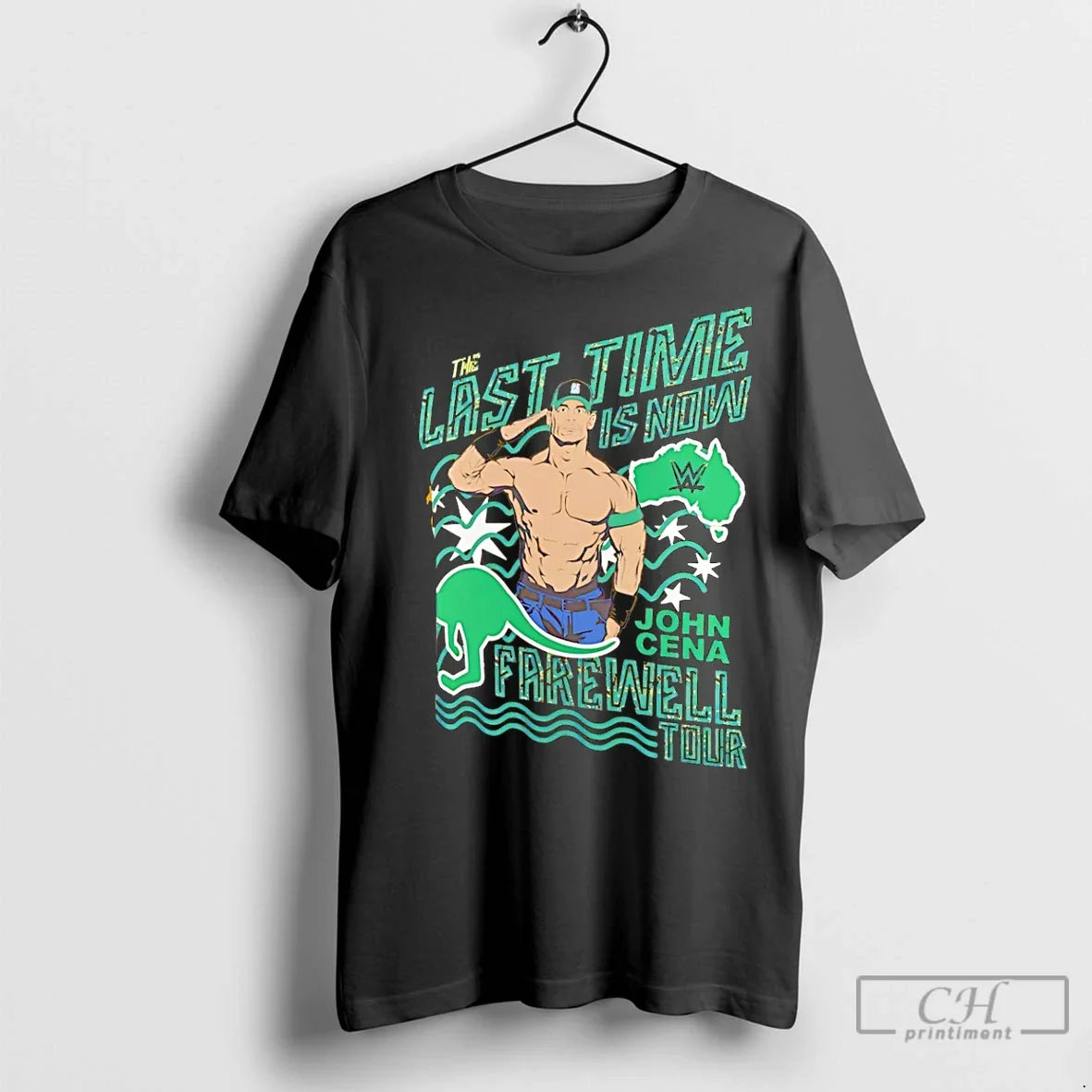 Premium John Cena Farewell Tour 2025 Perth The Last - Adult & Kids T-Shirts, Sweatshirts & Hoodies apparel design preview 1