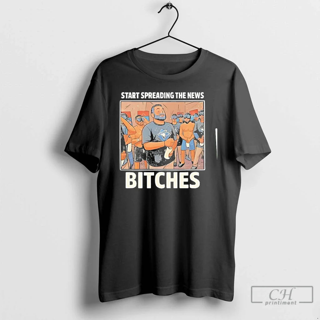 Premium John Schneider Start Spreading The News - Adult & Kids T-Shirts, Sweatshirts & Hoodies apparel design preview 1