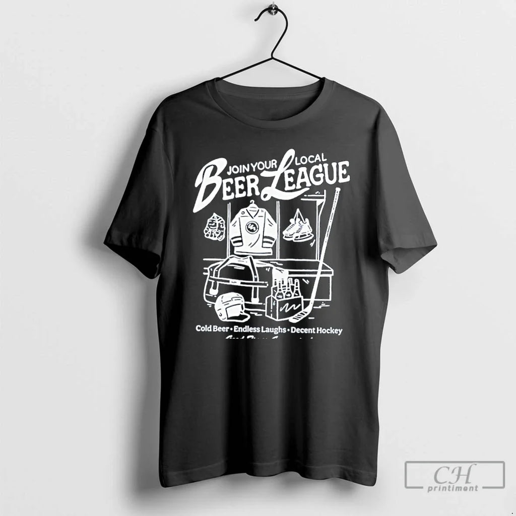 Premium Join Your Local Beer League - Adult & Kids T-Shirts, Sweatshirts & Hoodies apparel design preview 1
