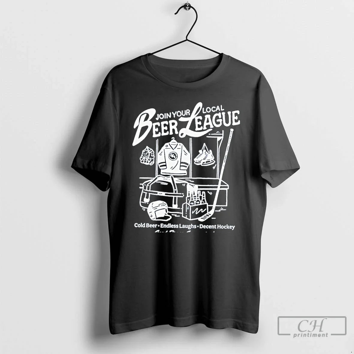 Premium Join Your Local Beer League - Adult & Kids T-Shirts, Sweatshirts & Hoodies apparel design preview 1