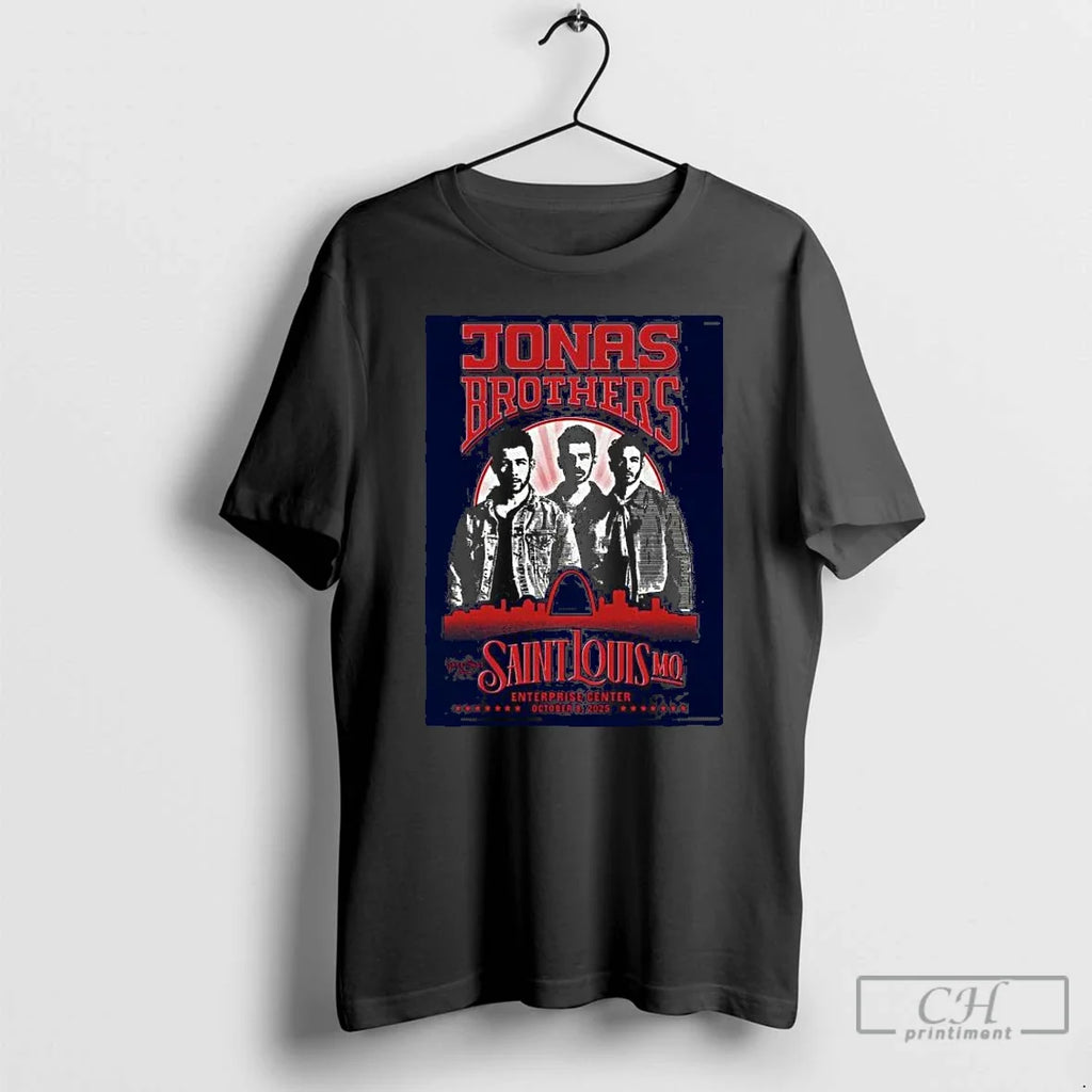 Premium Jonas Brothers October 12 2025 Saint Louis Mo - Adult & Kids T-Shirts, Sweatshirts & Hoodies apparel design preview 1