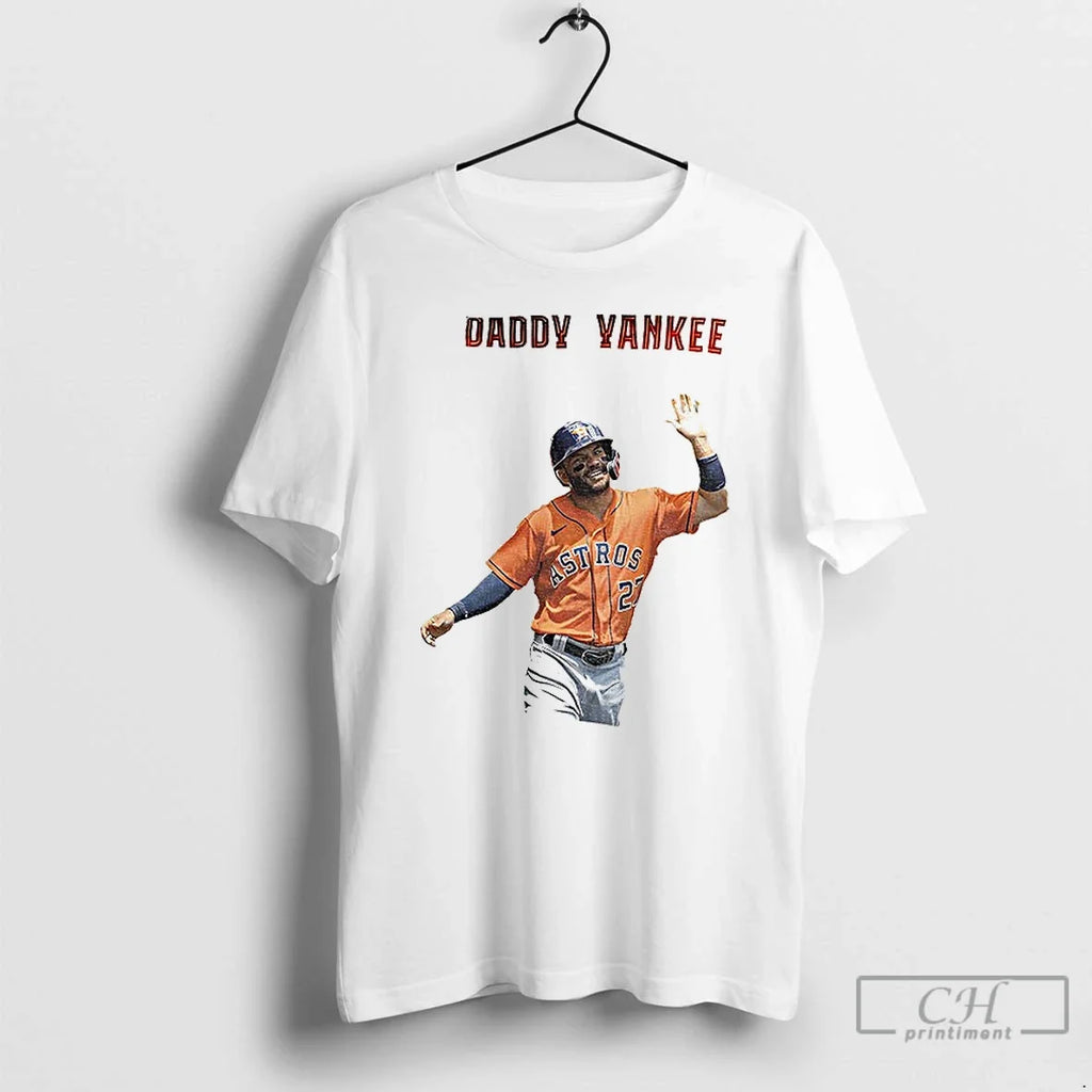 Premium Jose Altuve Houston Astros Daddy Yankees - Adult & Kids T-Shirts, Sweatshirts & Hoodies apparel design preview 1