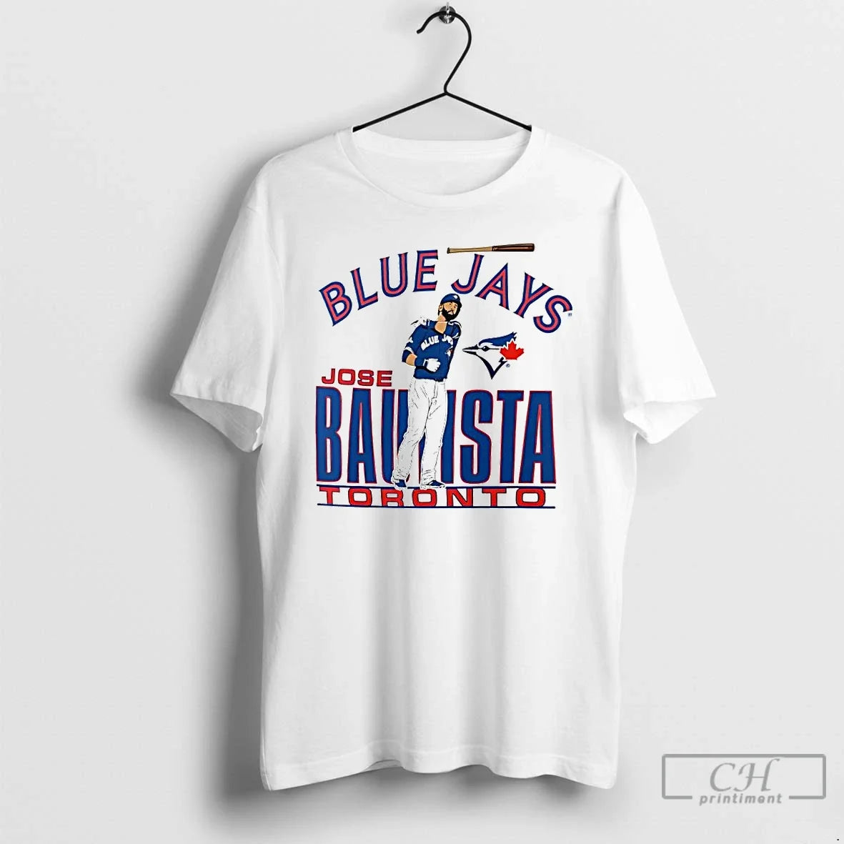Premium Jose Bautista Toronto Blue Jays Cooperstown - Adult & Kids T-Shirts, Sweatshirts & Hoodies apparel design preview 1
