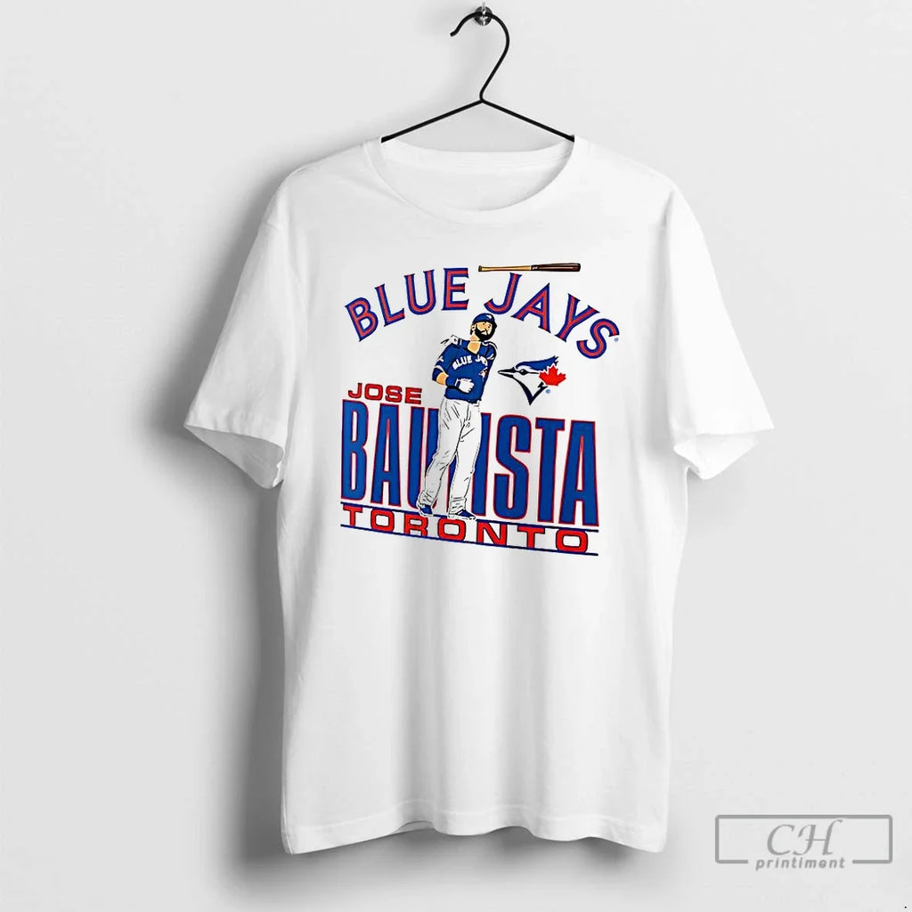 Premium Jose Bautista Toronto Blue Jays Baseball - Adult & Kids T-Shirts, Sweatshirts & Hoodies apparel design preview 1