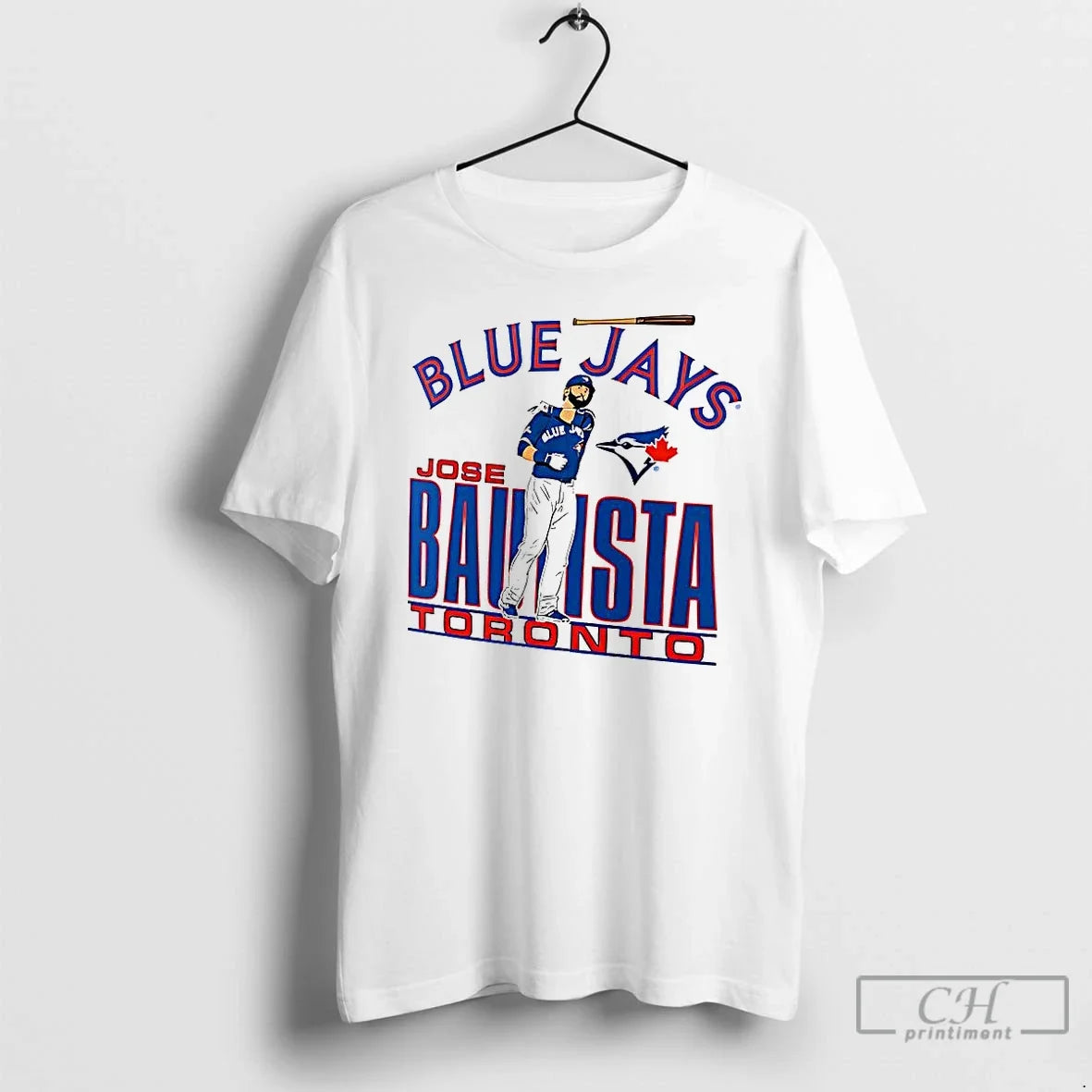 Premium Jose Bautista Toronto Blue Jays Baseball - Adult & Kids T-Shirts, Sweatshirts & Hoodies apparel design preview 1