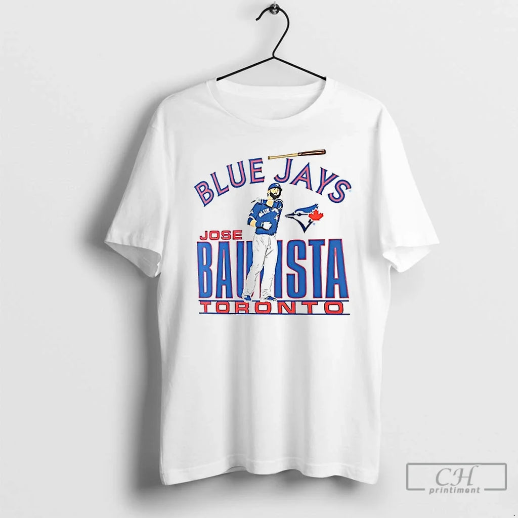 Premium Jose Bautista Toronto Blue Jays Cooperstown - Adult & Kids T-Shirts, Sweatshirts & Hoodies apparel design preview 1