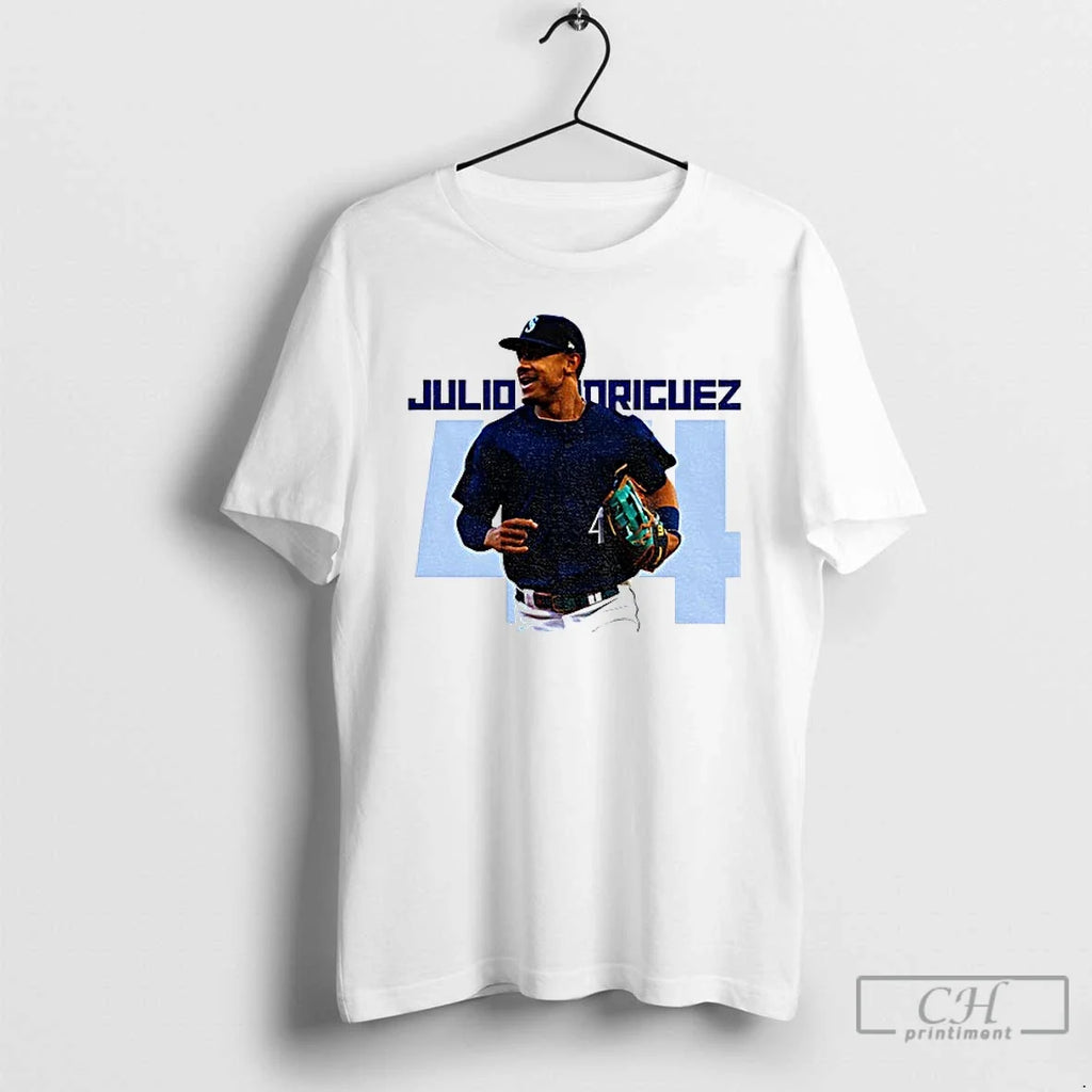 Premium Julio Rodriguez Seattle Mariners Mlb Baseball - Adult & Kids T-Shirts, Sweatshirts & Hoodies apparel design preview 1