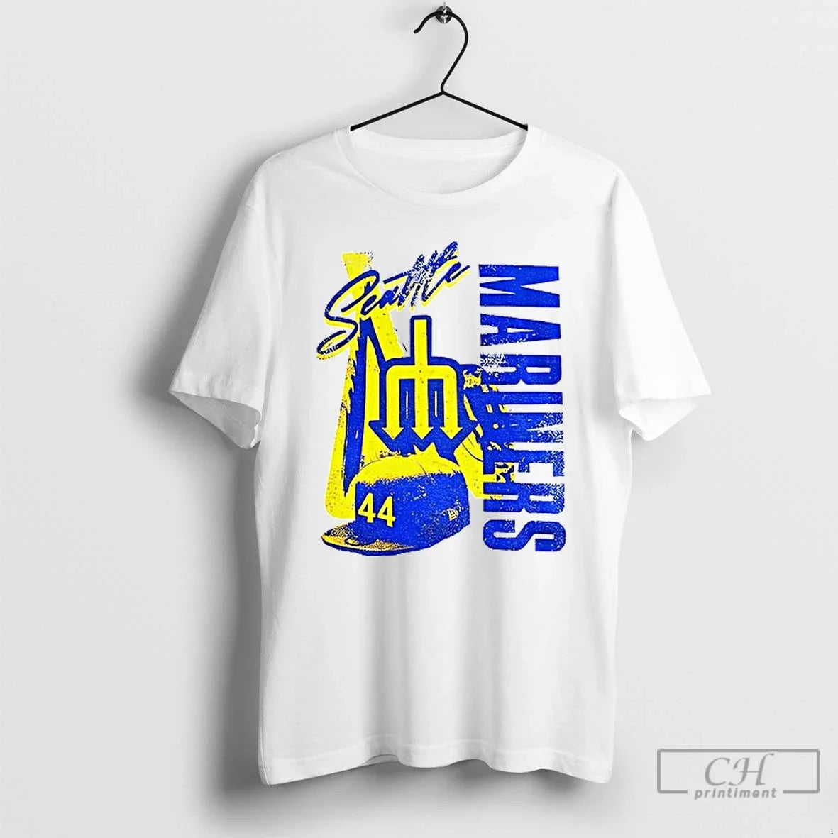 Premium Julio Rodriguez Seattle Mariners Tridents - Adult & Kids T-Shirts, Sweatshirts & Hoodies apparel design preview 1