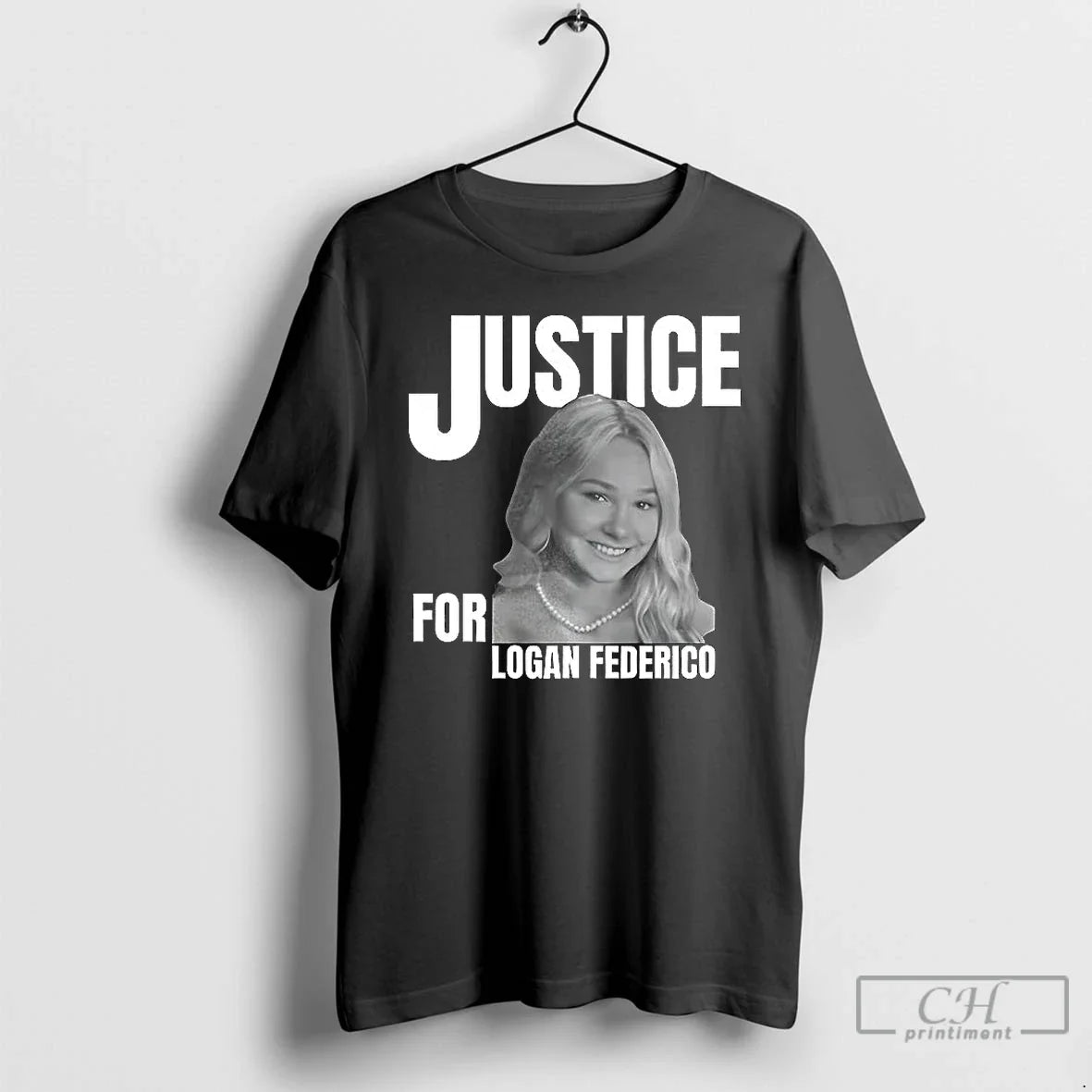 Premium Justice For Logan Federico - Adult & Kids T-Shirts, Sweatshirts & Hoodies apparel design preview 1