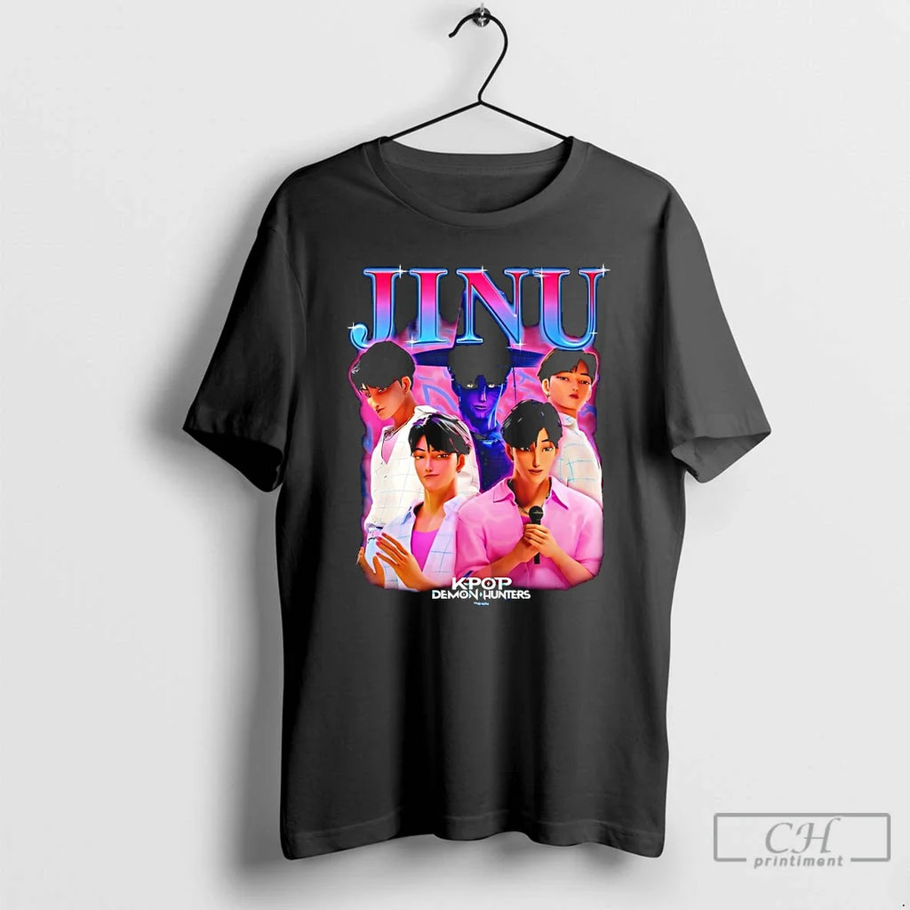 Premium Kpop Demon Hunters Jinu Heartthrob - Adult & Kids T-Shirts, Sweatshirts & Hoodies apparel design preview 1