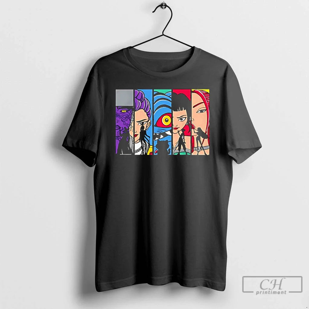Premium Kpop Demon Hunters Characters - Adult & Kids T-Shirts, Sweatshirts & Hoodies apparel design preview 1