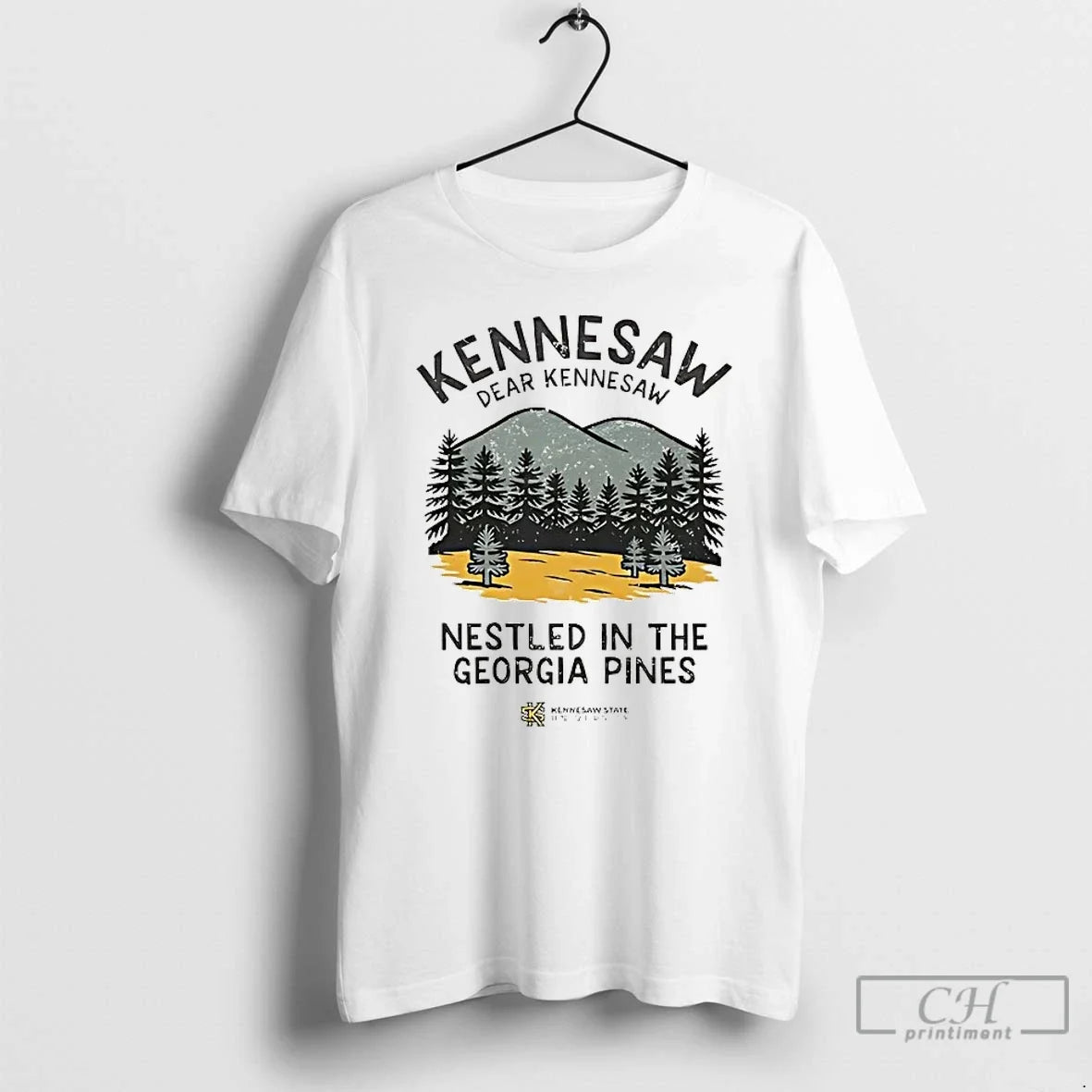 Premium Ksu Owls Dear Kennesaw Nestled In The Georgia - Adult & Kids T-Shirts, Sweatshirts & Hoodies apparel design preview 1