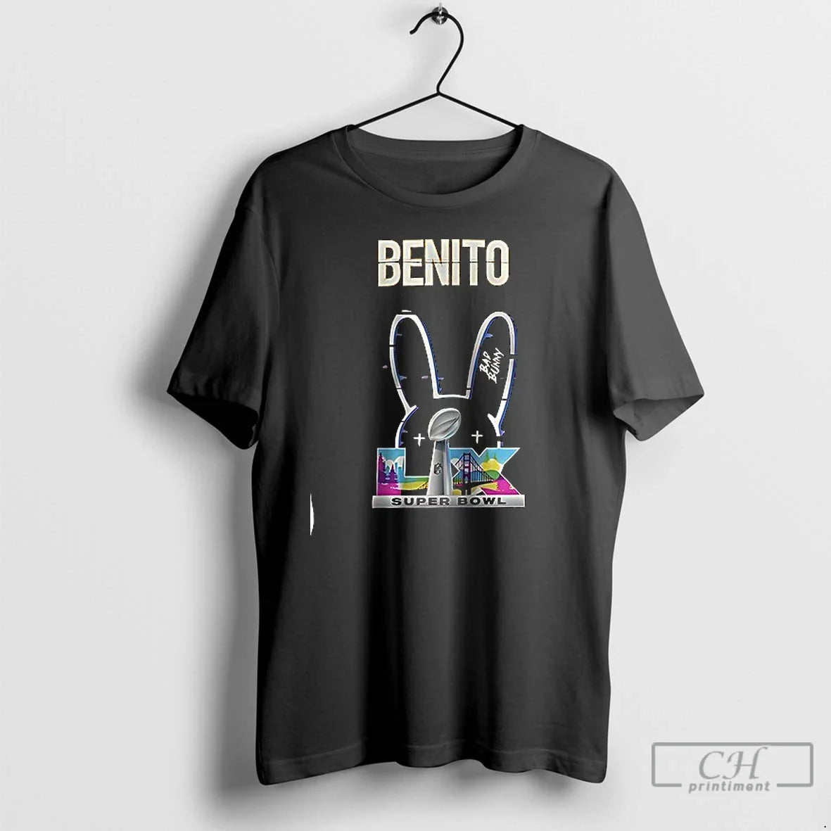 Premium Kansas City Chiefs X Bad Bunny Benito - Adult & Kids T-Shirts, Sweatshirts & Hoodies apparel design preview 1