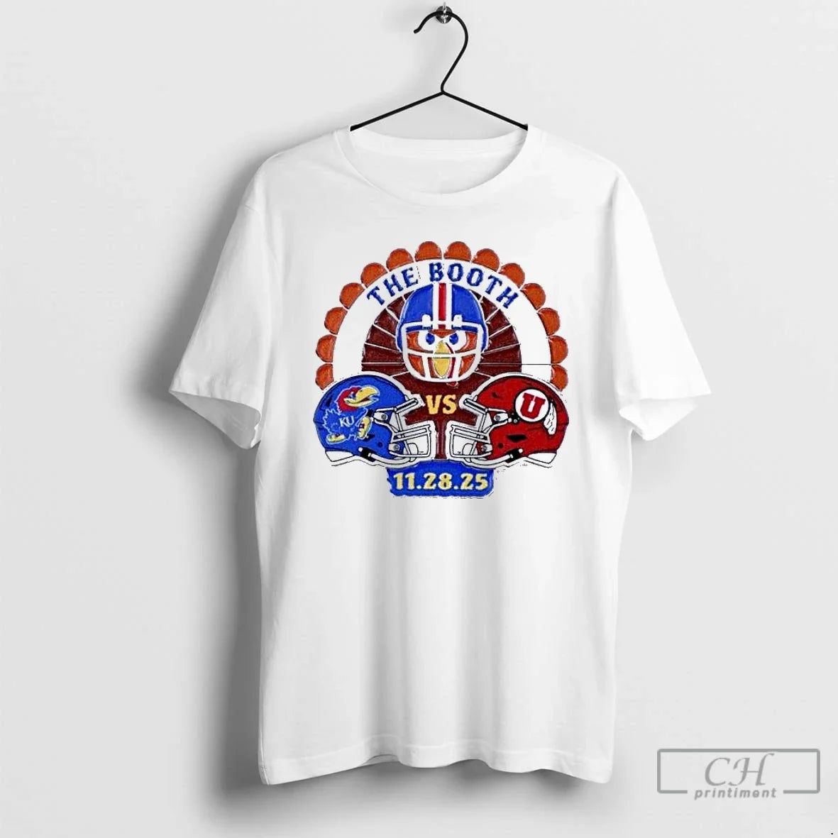 Premium Kansas Jayhawks Souvenir 2025 Vs Utah The - Adult & Kids T-Shirts, Sweatshirts & Hoodies apparel design preview 1