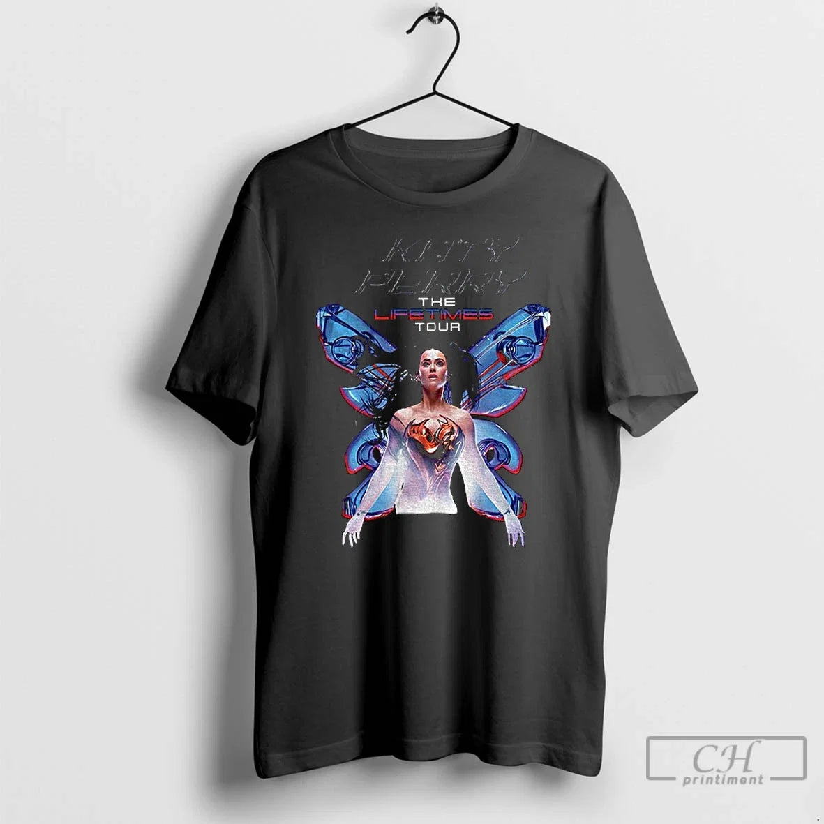 Premium Katy Perry The Lifetimes Tour 2025 World - Adult & Kids T-Shirts, Sweatshirts & Hoodies apparel design preview 1