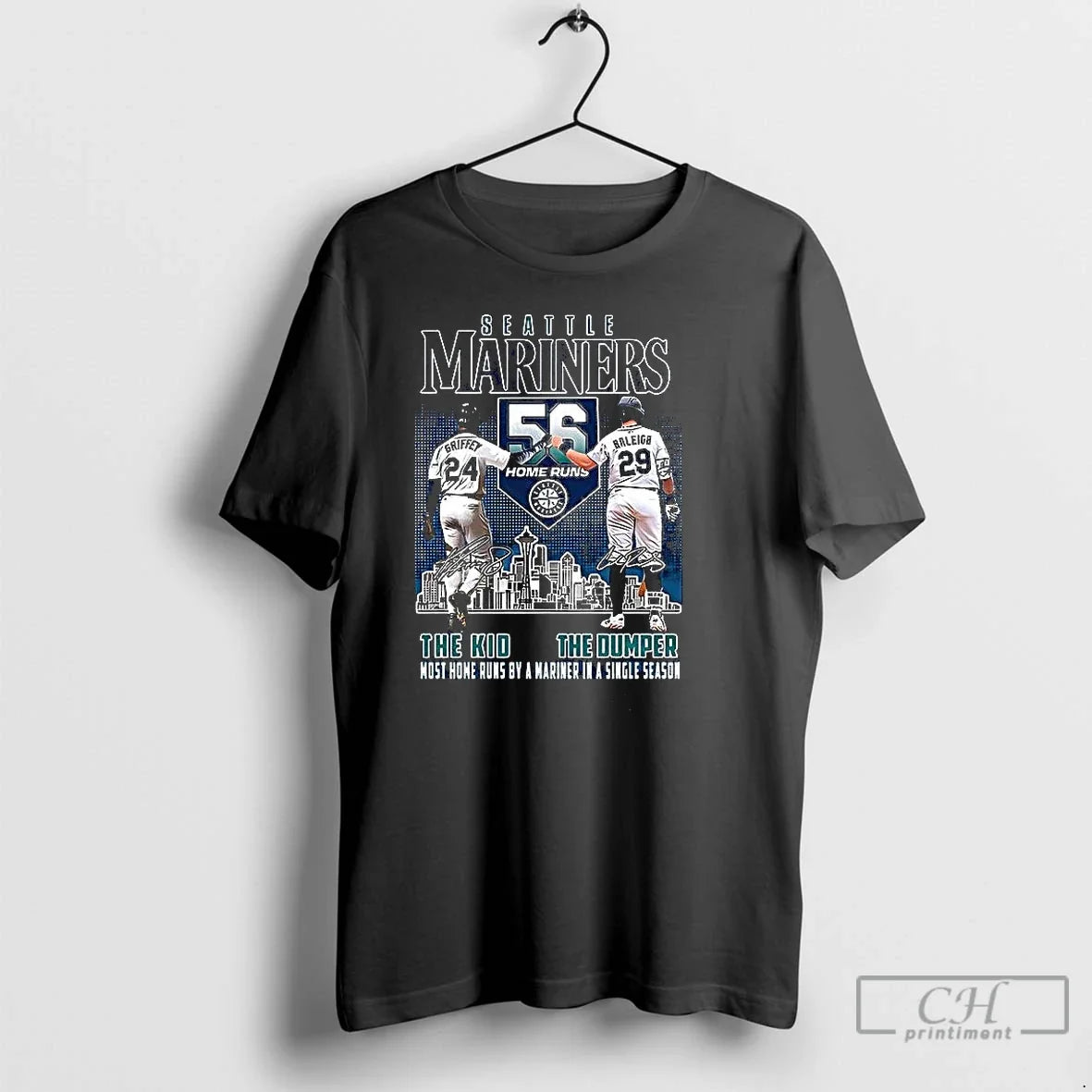 Premium Ken Griffey The Kid And Raleigh Dumper - Adult & Kids T-Shirts, Sweatshirts & Hoodies apparel design preview 1