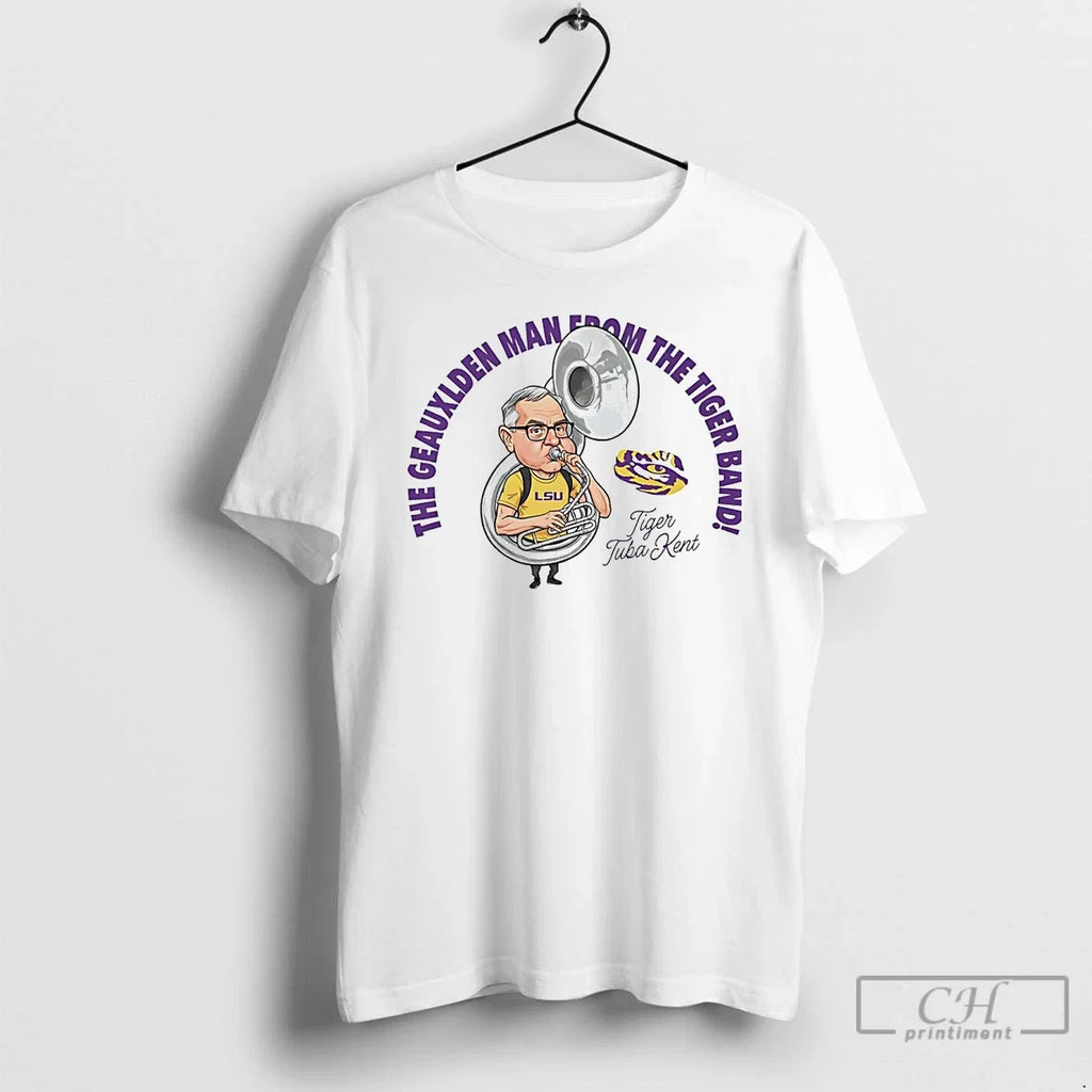 Premium Kent Broussard The Geauxlden Man From Tiger - Adult & Kids T-Shirts, Sweatshirts & Hoodies apparel design preview 1