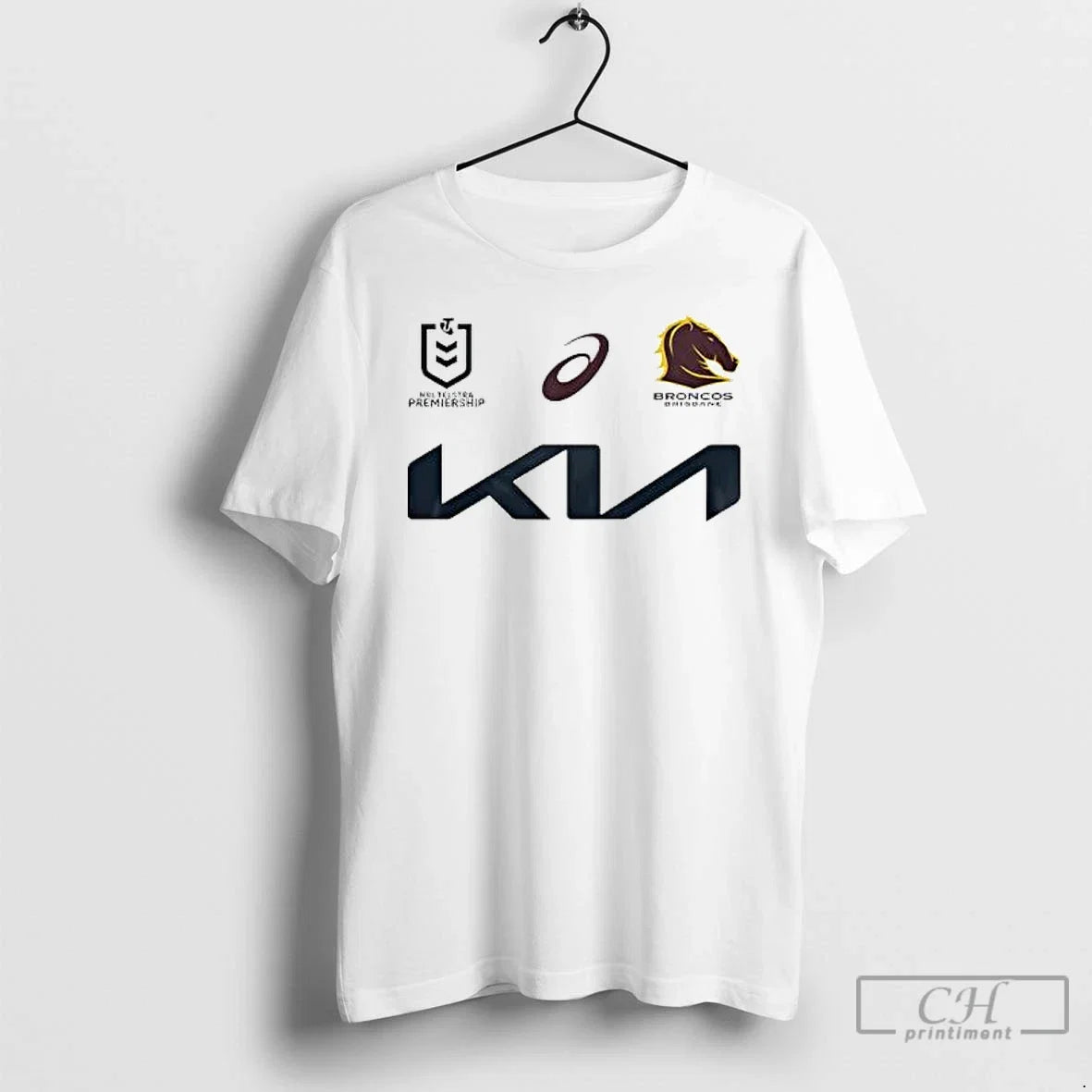 Premium Kia Brisbane Broncos 2025 Nrl Away Jersey - Adult & Kids T-Shirts, Sweatshirts & Hoodies apparel design preview 1