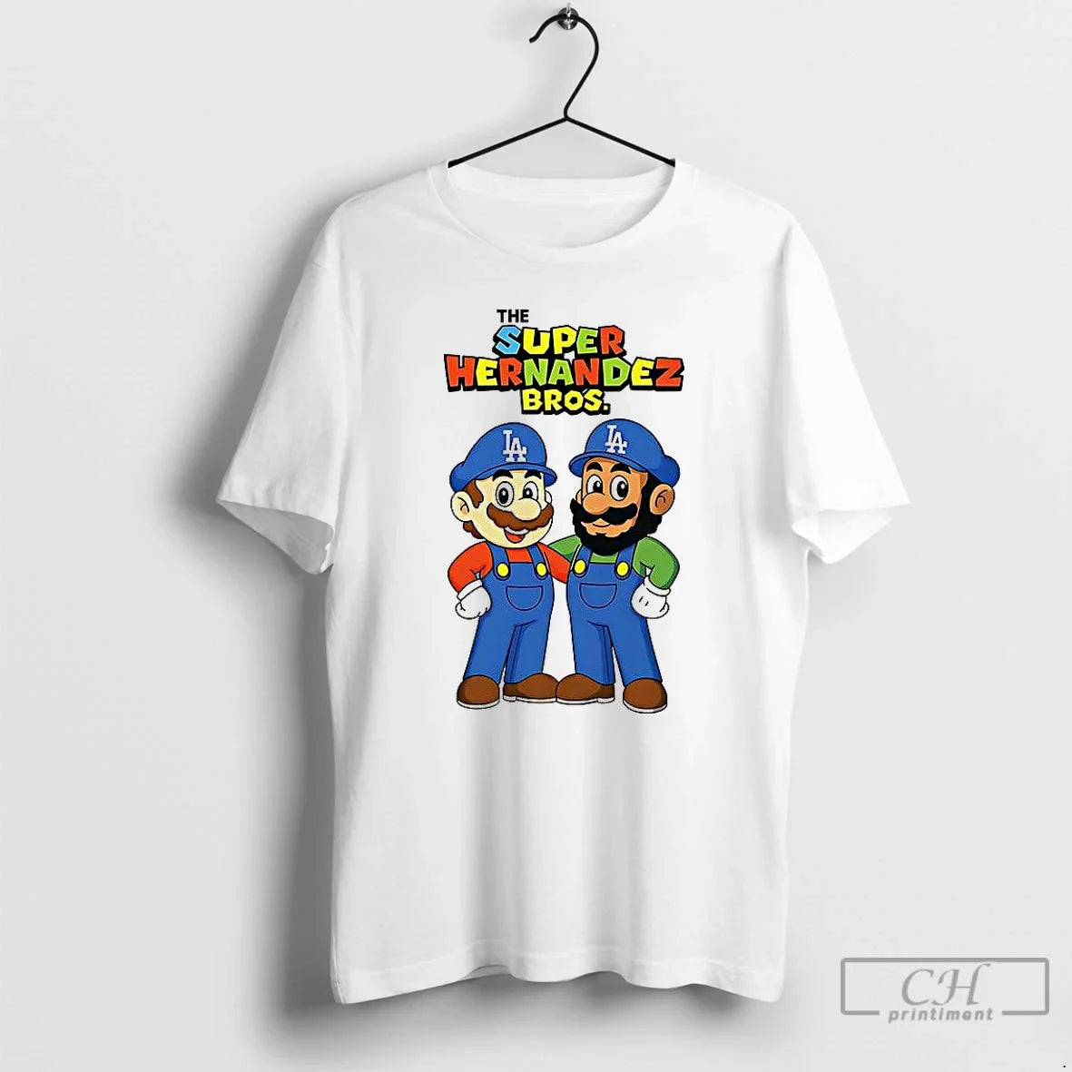 Premium Kike Hernandez Los Angeles Dodgers Baseball - Adult & Kids T-Shirts, Sweatshirts & Hoodies apparel design preview 1