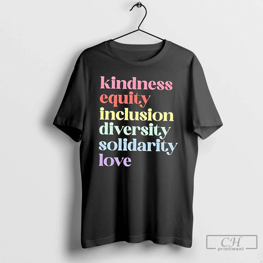 Premium Kindness Equity Inclusion Diversity - Adult & Kids T-Shirts, Sweatshirts & Hoodies apparel design preview 1