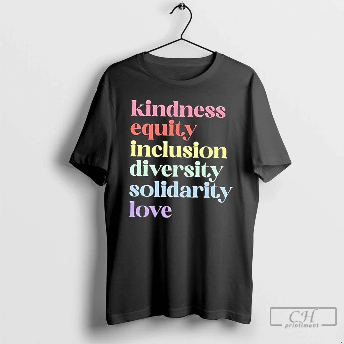 Premium Kindness Equity Inclusion Diversity - Adult & Kids T-Shirts, Sweatshirts & Hoodies apparel design preview 1