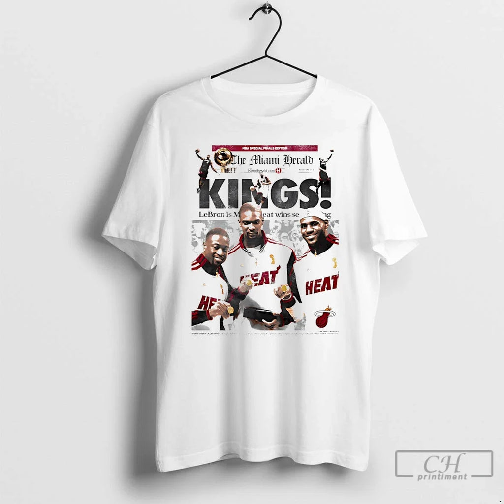 Premium Kings Of Miami News - Adult & Kids T-Shirts, Sweatshirts & Hoodies apparel design preview 1