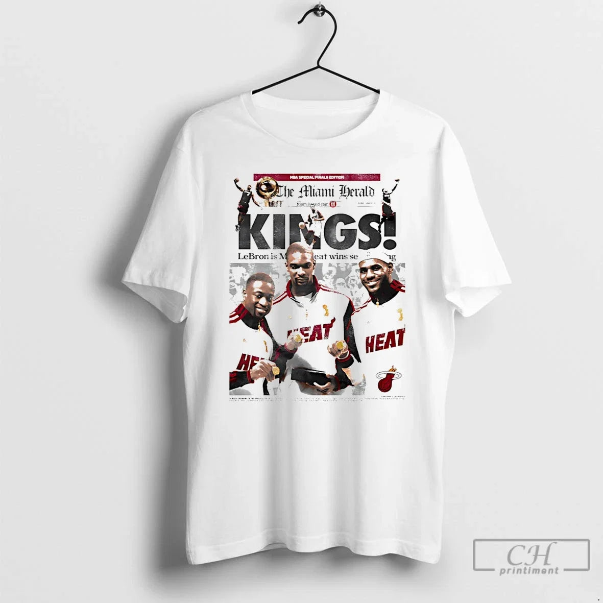 Premium Kings Of Miami News - Adult & Kids T-Shirts, Sweatshirts & Hoodies apparel design preview 1