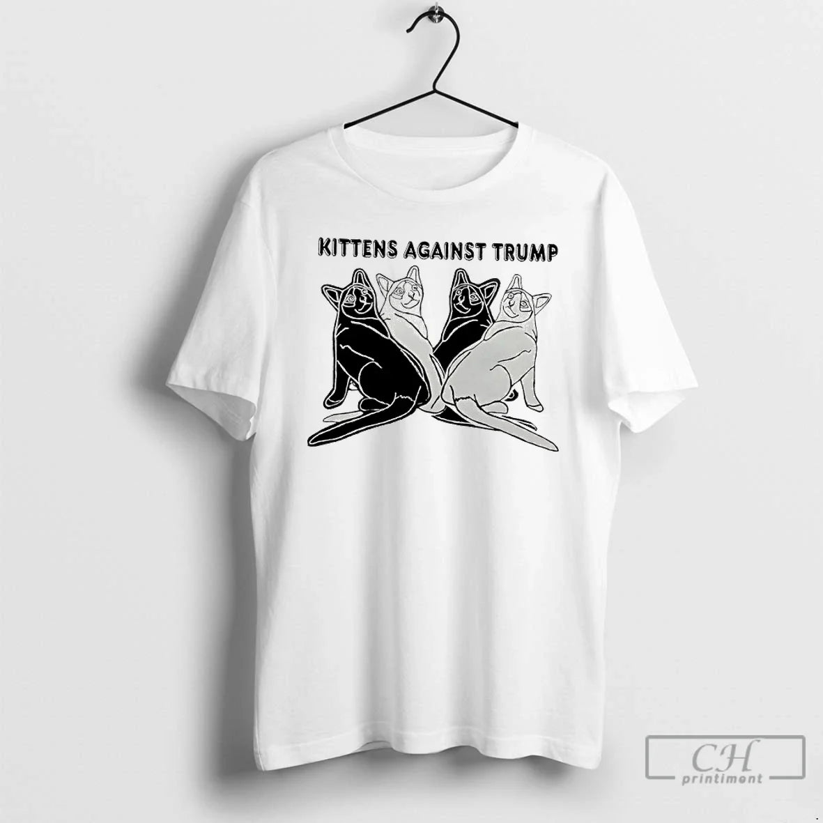 Premium Kittens Against Trump - Adult & Kids T-Shirts, Sweatshirts & Hoodies apparel design preview 1
