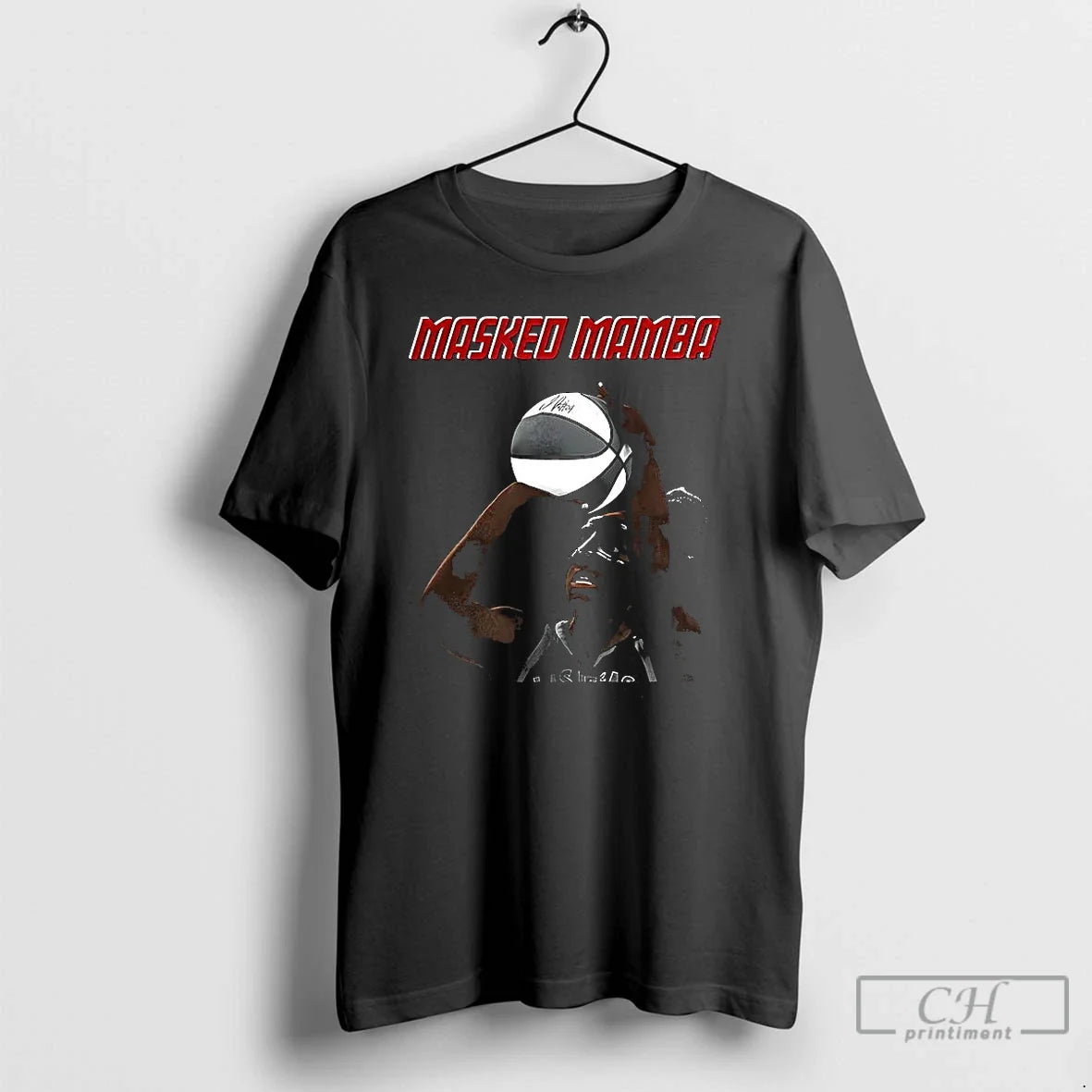 Premium Kobe Bryant Masked Mamba Basketball Meme - Adult & Kids T-Shirts, Sweatshirts & Hoodies apparel design preview 1