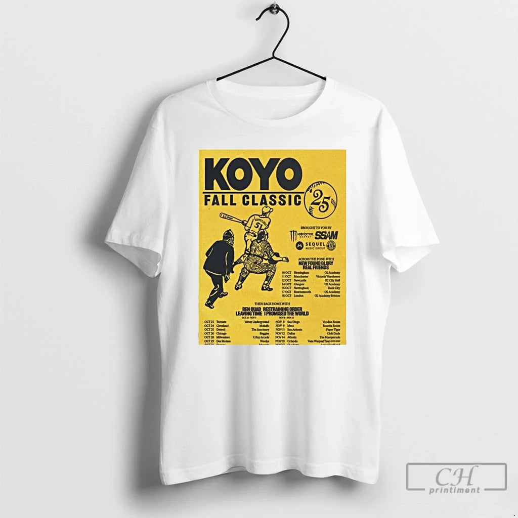 Premium Koyo Fall Classic Tour 2025 - Adult & Kids T-Shirts, Sweatshirts & Hoodies apparel design preview 1